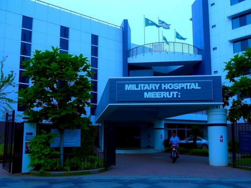 Military Hospital Meerut building exterior
